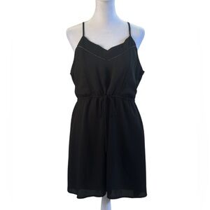 Paper Crane Black Sleeveless Dress